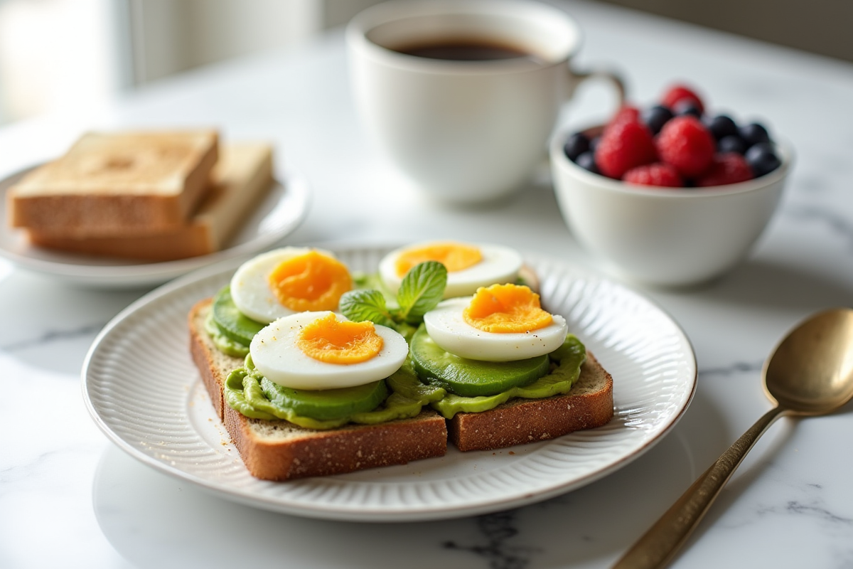 petit-déjeuner sain