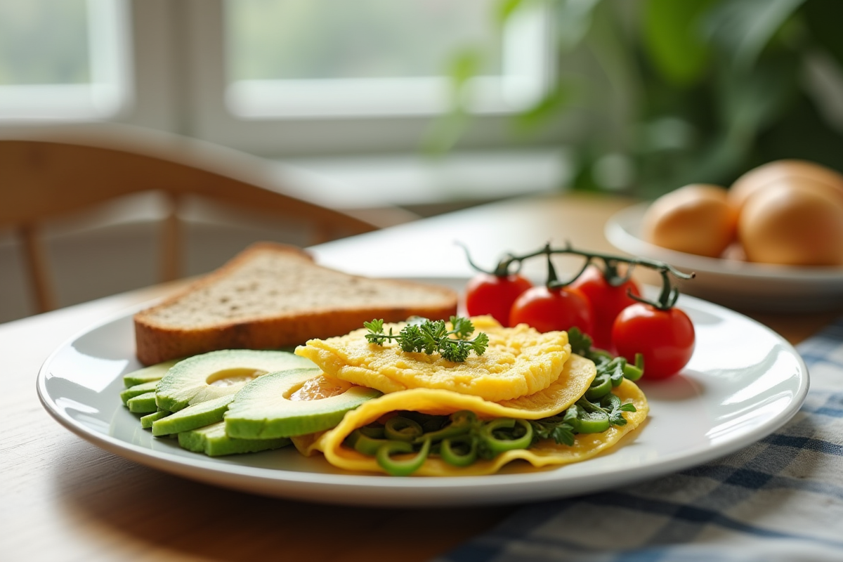 petit-déjeuner mince