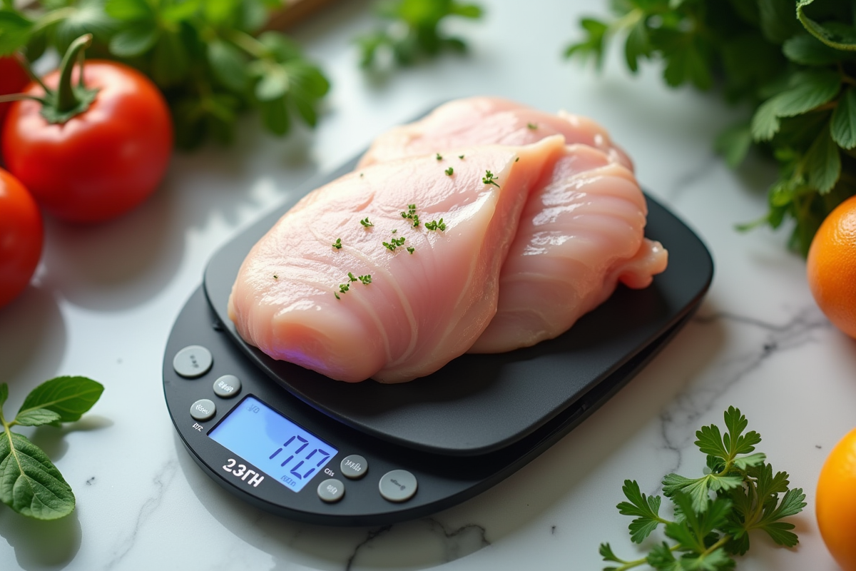 poulet protéines